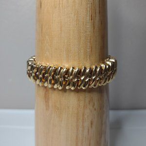 Heavy Metal Gold Tone Bracelet